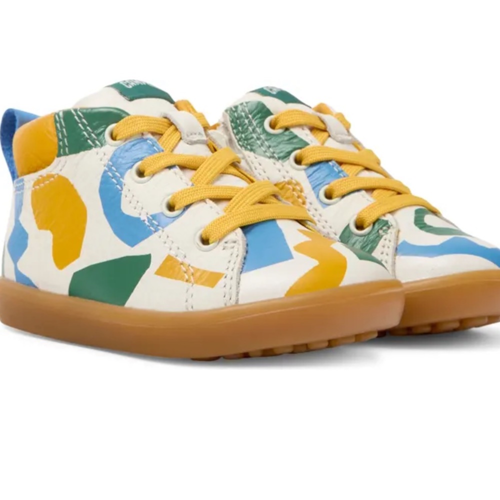 Camper toddler sneakers bootie -twin multicolore